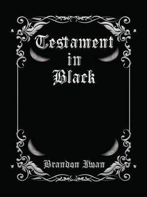 cover image of Testament in Black
